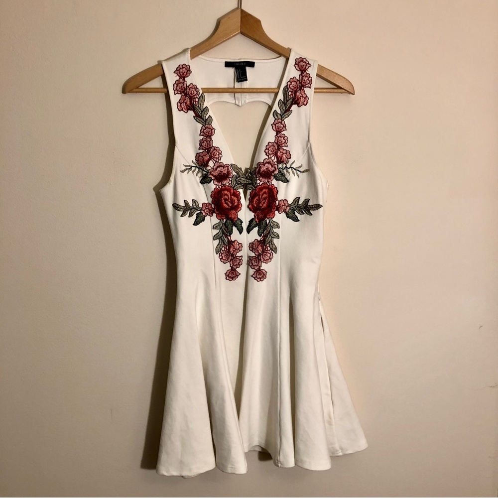 Forever 21 floral print mini dress women’s Small